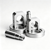Pièces en alliage d'aluminium usinées CNC industrielles sur mesure à 5 axes, usinage CNC, pièces métalliques en acier inoxydable