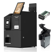 Distributeur de billets ATM en libre-service pour intérieur, accepteur de billets, commande en libre-service, écran tactile capacitif