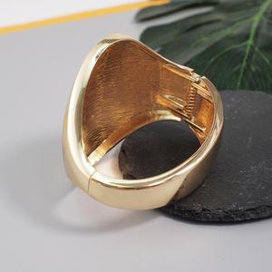 HANSIDON Punk Curved Hand Cuff Bracelet Metal Handmade African Bracelets <strong>Fashion</strong> <strong>Jewellery</strong> Opened Stretch Bangle - Product Image 6