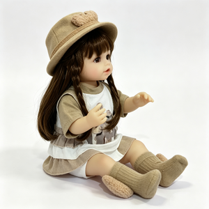 Customized Vinyl Silicone Pose Able Baby <b>Doll</b> Kids Pretend <b>Play</b> Nurturing <b>Doll</b> Fashion Dress <b>Doll</b> for Girls PP Cotton Filled - Product Image 6