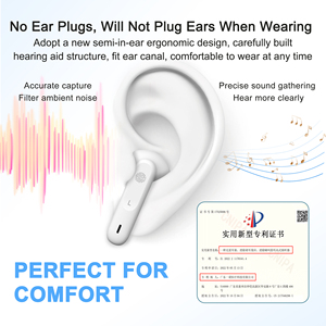 Apparecchio Acustico OTC Premium a 16 Canali DSP con Batteria al Litio Ricaricabile, Design ITE, Suono Super Chiaro e Cancellazione del Rumore - Product Image 4