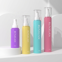 Botol Pompa Lotion Wajah Plastik PET Ukuran Perjalanan Runxuan 100ml Ukuran Mini 150ml Kemasan Perawatan Kulit Kosmetik 250ml Botol Wajah