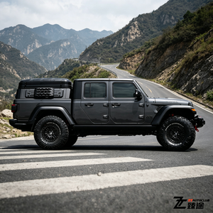 Pick-up 4x4 pour véhicule tout-terrain Jeep avec suspension rehaussée, pare-chocs en acier et hard-top, voiture modifiée entièrement équipée - Product Image 3