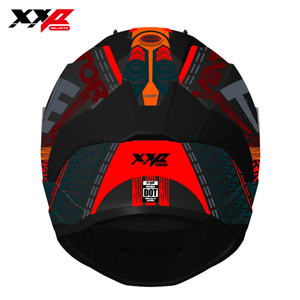 Casques de <span class=keywords><strong>moto</strong></span> intégraux NEUFS avec grand spoiler, double visière, boucle à dégagement rapide, tailles S-XXL, XXP VINDICATOR TRIBE DOT ABS - Product Image 4
