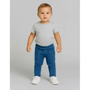 Jeans elasticizzati Adrenaline per ragazzi, vestibilità skinny, pantaloni in cotone elasticizzato lavorato a maglia con 2 tasche, abbigliamento per bambini - Product Image 6
