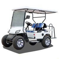 Voiturette de golf électrique 5 places à faible consommation d'énergie, idéale pour la location commerciale, commande en gros, pièces détachées pour voiturette de golf électrique