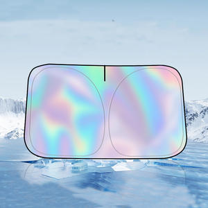Premium pieghevole parasole auto isolamento termico finestra anteriore e protezione UV parabrezza scudo solare per una protezione solare ottimale - Product Image 5