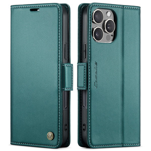 Haute Qualité <span class=keywords><strong>CaseMe</strong></span> RFID Blocage Titulaire De La Carte Flip PU Couverture En Cuir Téléphone étui pour <span class=keywords><strong>iphone</strong></span> 16 Pro Max 15 14 13 12 <span class=keywords><strong>11</strong></span> Pro Plus - Product Image 3