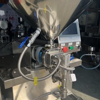 Machine de remplissage semi-automatique chauffante et mélangeuse pour beurre de cacahuète, pâte de sésame et crème au chocolat avec pompe de transfert