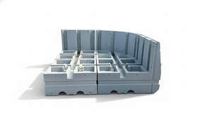 Ponton flottant en PE écologique, charnière anti-corrosion, haute capacité de charge, plateforme de quai flottant, marina, maison flottante, maison sur l'eau - Product Image 2