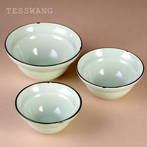 Tazón de Sopa de Porcelana <span class=keywords><strong>Insa</strong></span>, Bonito y Fresco, Vajilla Duradera, Portátil y Reutilizable, Juego de Vajilla Ecológico - Product Image 1