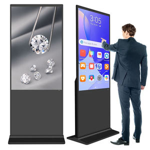 Affichage numérique <span class=keywords><strong>commercial</strong></span> sur pied, lecteur publicitaire intérieur, affichage numérique personnalisé, multimédia, connexion - Product Image 4