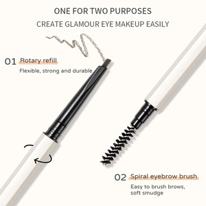 <span class=keywords><strong>Crayon</strong></span> à sourcils neutre ultra-fin 5 couleurs automatique à double tête sans affûtage avec marque privée à base de minéraux - Product Image 3