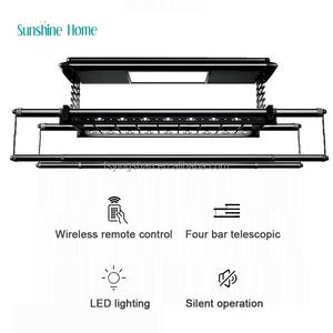 Sunshine Home Electric Clothes Rack Remote Control LED <b>Lighting</b> Telescopic Indoor Drying Rack for Balcony <b>Ceiling</b> - Product Image 3