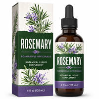 Label pribadi 100% bubuk ekstrak daun suplemen alami asam Carnosic 5%-95% tetesan cairan Rosemary untuk Kesehatan