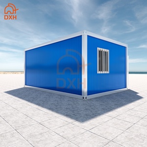 DXH <span class=keywords><strong>Low</strong></span> <span class=keywords><strong>Cost</strong></span> Quakeproof Storehouse Biblioteca Trabajo Camping Almacenamiento Tienda Cafetería Paquete plano Casa contenedor prefabricada - Product Image 2