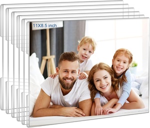 Marco de fotos de acrílico Pared transparente Marcos de fotos sin marco transparente 8X10, Marco DE FOTOS colgante flotante - Product Image 5