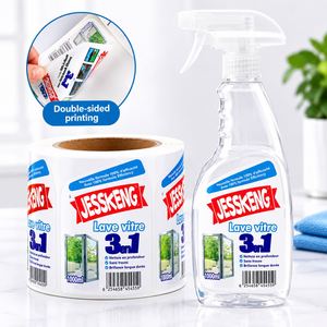 Etiquetas Adhesivas Personalizadas de Doble Cara, Impresión a Doble Cara para Botellas, Información del Producto - Product Image 1