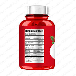 OEM cuka sari apel Gummies mendukung pencernaan dan <span class=keywords><strong>Gut</strong></span> kesehatan 60 hitungan suplemen diet - Product Image 2