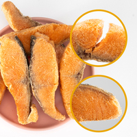 Groothandel Gedroogde Zalm in Grote Stukken Huisdierensnacks Hoog Vleesgehalte Natuurlijke Snack Aangepaste Verpakking OEM Fabriek
