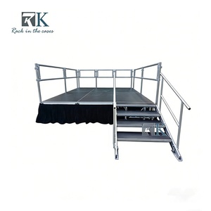 Plateforme de Scène Modulable Stable et Robuste à Hauteur Réglable pour Présentoirs - Product Image 1