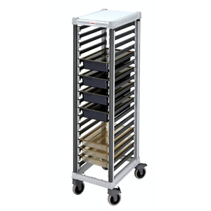 Carrello Portavassoi Cambro UGNPR11F18 a 18 Ripiani per Servizio Alimentare - Product Image 1