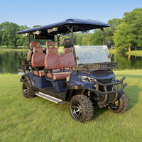 Nouvelle Arrivée, Dernier Modèle, Voiturette de Golf Électrique 6 Places, Fournisseur de Voiturettes de Golf Électriques Tout-Terrain
