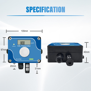 CO2 monitör karbondioksit gaz analizörü CO2 metre sıcaklık nem ölçer CO2 verici - Product Image 3