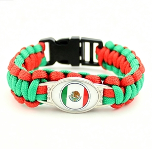 Bracelet en paracorde personnalisé avec drapeau de Jordanie, bracelet de survie tissé à la main pour cadeau de la Journée nationale et souvenir touristique - Product Image 2