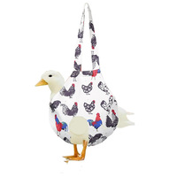 Tas Pembawa Ayam Kanvas Reusable Grosir dari Produsen dengan Bukaan Kaki untuk Unggas dan Bebek Peliharaan