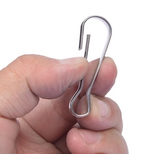 Mousqueton à ressort simple en acier inoxydable pour lanière, crochet de fixation 16 mm pour lanière, porte-clés, porte-carte d'identité, sac à main, rideaux DIY - Product Image 2