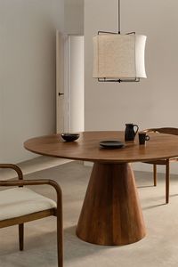 Tavolo <span class=keywords><strong>da</strong></span> Pranzo per Ristorante in Legno di Noce con Bordo Naturale, Prezzo di <span class=keywords><strong>Fabbrica</strong></span> Originale - Product Image 4