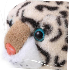 Adorables Peluches de Leopardo de las Nieves Africano, Animales de Peluche para Decoración de Dormitorio o Sofá, Muñeco Africano de Leopardo de las Nieves para Dormir - Product Image 3