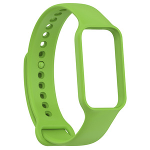 Para Xiaomi Band 8/Active Redmi Band <span class=keywords><strong>2</strong></span> Correa de reloj deportivo de silicona funda Smartwatch pulsera de repuesto Color rojo activo - Product Image 1