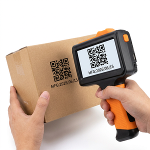 Impresora de Inyección de Tinta Portátil de Mano con Pantalla Táctil de 4.3 Pulgadas, Distancia de Impresión de 2-5 mm para Superficies Planas, Curvas y Rugosas, Código de Fecha de Fábrica - Product Image 5