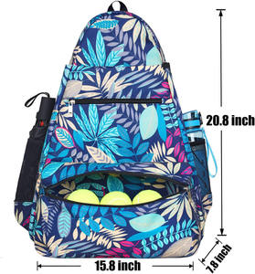 Échantillon gratuit Sac à dos personnalisé pour raquette de tennis Sacs de voyage et de plage compatibles avec des logos uniques Acheter un sac de tennis personnalisable - Product Image 5