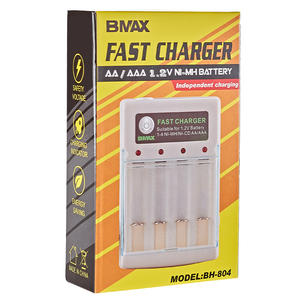 เครื่องชาร์จ<span class=keywords><strong>แบ</strong></span><span class=keywords><strong>ต</strong></span>เตอรี่ NiMH <span class=keywords><strong>แบ</strong></span>บ 4 ช่อง 1.2V AA/AAA ใช้ไฟ AC/DC หัวปลั๊ก<span class=keywords><strong>แบ</strong></span>บแบน ใช้ได้กับเครื่องมือไฟฟ้า - Product Image 6