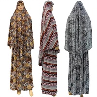 Moslim vrouwen meisjes 3XL rok tweedelig set gebedsgewaad islamitische Ramadan kleding jurk hijab abaya kaftan