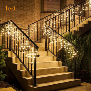 Tira de luces led para ventana de casa, cortina, <span class=keywords><strong>estrella</strong></span>, diwali, Bombilla de bola, decoración interior para el hogar, césped, jardín, fiesta en casa - Product Image 4