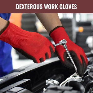 Wholesale Custom Women Construction Industrial Protective Hand Latex Coated Rubber Garden Safety Work <b>Glove</b> - Product Image 3