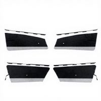 Rideaux de fenêtre occultants magnétiques à motif camouflage en tissu Ice Yarn pour accessoires intérieurs de voiture Tesla Model 3/Y 2021-2023