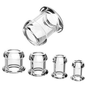 Transparenter Hohlanaldehner mit Abdeckung Auslaufsicherer Outdoor-Analplug - Product Image 2