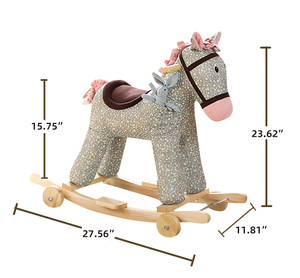 Caballo Balancín para Niños, Juguete de Caballo Princesa, Regalo de Cumpleaños para Niñas - Product Image 4