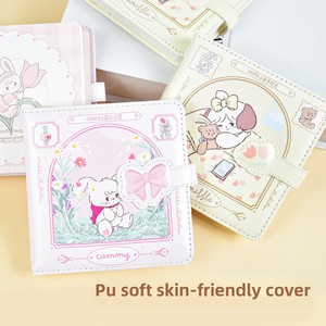 Cahier en cuir rétro <span class=keywords><strong>Mikko</strong></span> avec boucle magnétique Girly coeur imprimé planificateur Pages intérieures colorées de grande valeur carnet de notes - Product Image 4