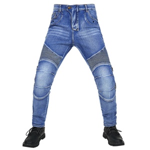 Jeans de <span class=keywords><strong>moto</strong></span> pour <span class=keywords><strong>homme</strong></span>, fabriqués directement en usine, course, Kevlar, anti-chute, haute élasticité, <span class=keywords><strong>pantalon</strong></span> décontracté d'été - Product Image 2