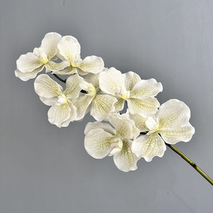 Orchidées <span class=keywords><strong>Vanda</strong></span> Artificielles de Mariage Imprimées en 3D, Fleurs en Soie, Décor à la Maison, Arrangements de Mariage pour Halloween, Tiges de Fausses Orchidées - Product Image 3