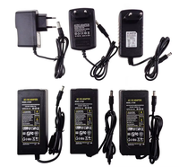Alimentation électrique 1A 2A 3A 5A 6A 7A 8A 10A AC DC LED 24 V Volt, adaptateur d'alimentation à découpage, transformateurs 220V 110V vers 12V 24V