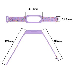 Correa de Silicona de Repuesto BEEFLYPOWER para <span class=keywords><strong>Xiaomi</strong></span> <span class=keywords><strong>Band</strong></span> 8 9 10, Correa de Goma Resistente para Relojes Inteligentes - Product Image 3