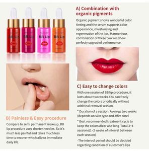<span class=keywords><strong>BB</strong></span> Lip Gloss Essence Ampoule Starter Kit Semipermanente Crema Pigmento Coloración de labios Hidratante de larga duración Cuidado de labios - Product Image 5