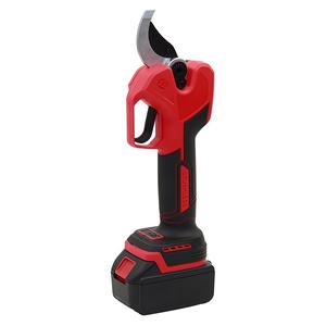 Sécateur électrique rouge 21V 5.0Ah, moteur sans balais, lame en acier inoxydable, coupe 20-30mm, pour arbres fruitiers et jardinage - Product Image 4